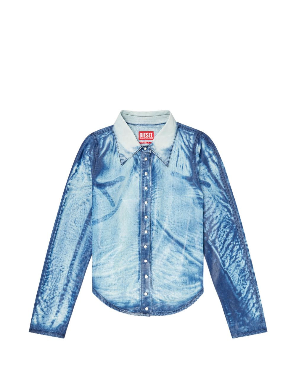 Camicia denim De-Lyria-Fsi in blu Diesel - donna 