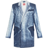 Cappotto denim De-Lyria-Fsi in blu Diesel - donna 