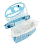 Borsa a spalla 1 dr trasparente in celeste Diesel - donna 