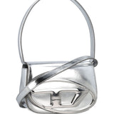 Borsa a spalla in pelle 1DR in argento Diesel - donna 