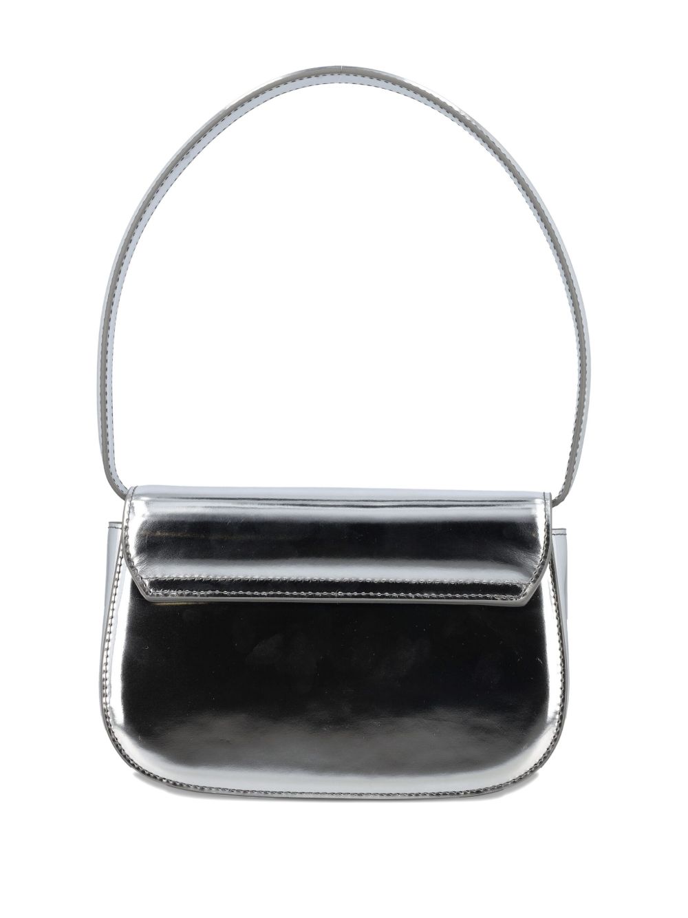 Borsa a spalla in pelle 1DR in argento Diesel - donna 