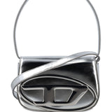 Borsa a spalla in pelle 1DR in argento Diesel - donna 
