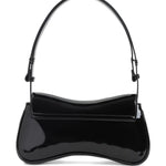 Borsa a spalla Play con placca logo in nero Diesel - donna 