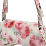 Borsa a spalla a fiori in bianco Diesel - donna 