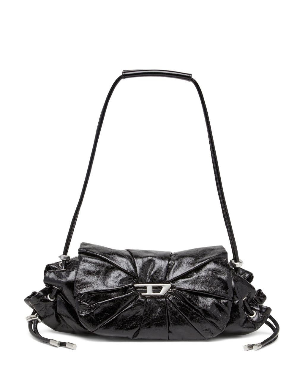 Borsa a spalla Scrunch-D in nero  Diesel - donna 