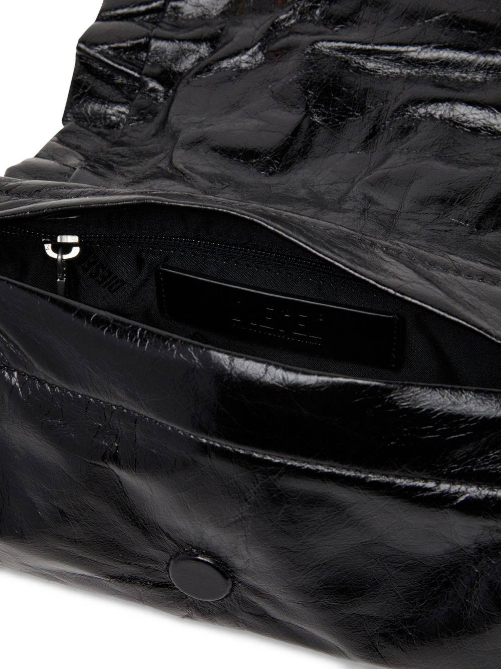 Borsa a spalla Scrunch-D in nero  Diesel - donna 