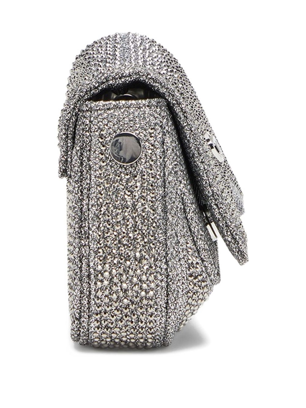 Borsa con cristalli in argento Diesel - donna 