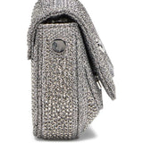 Borsa con cristalli in argento Diesel - donna 