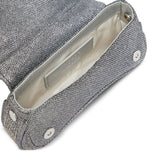 Borsa con cristalli in argento Diesel - donna 