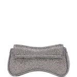 Borsa con cristalli in argento Diesel - donna 