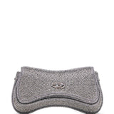 Borsa con cristalli in argento Diesel - donna 