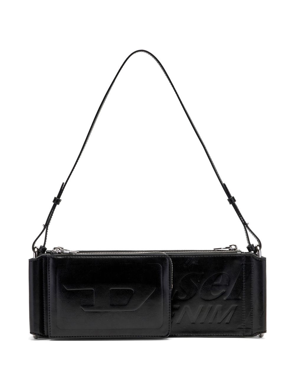 BORSA A SPALLA FLAG-D in nero Diesel - donna 