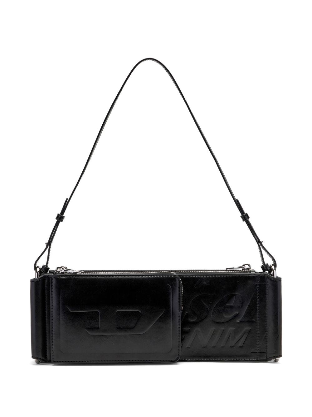 BORSA A SPALLA FLAG-D in nero Diesel - donna 