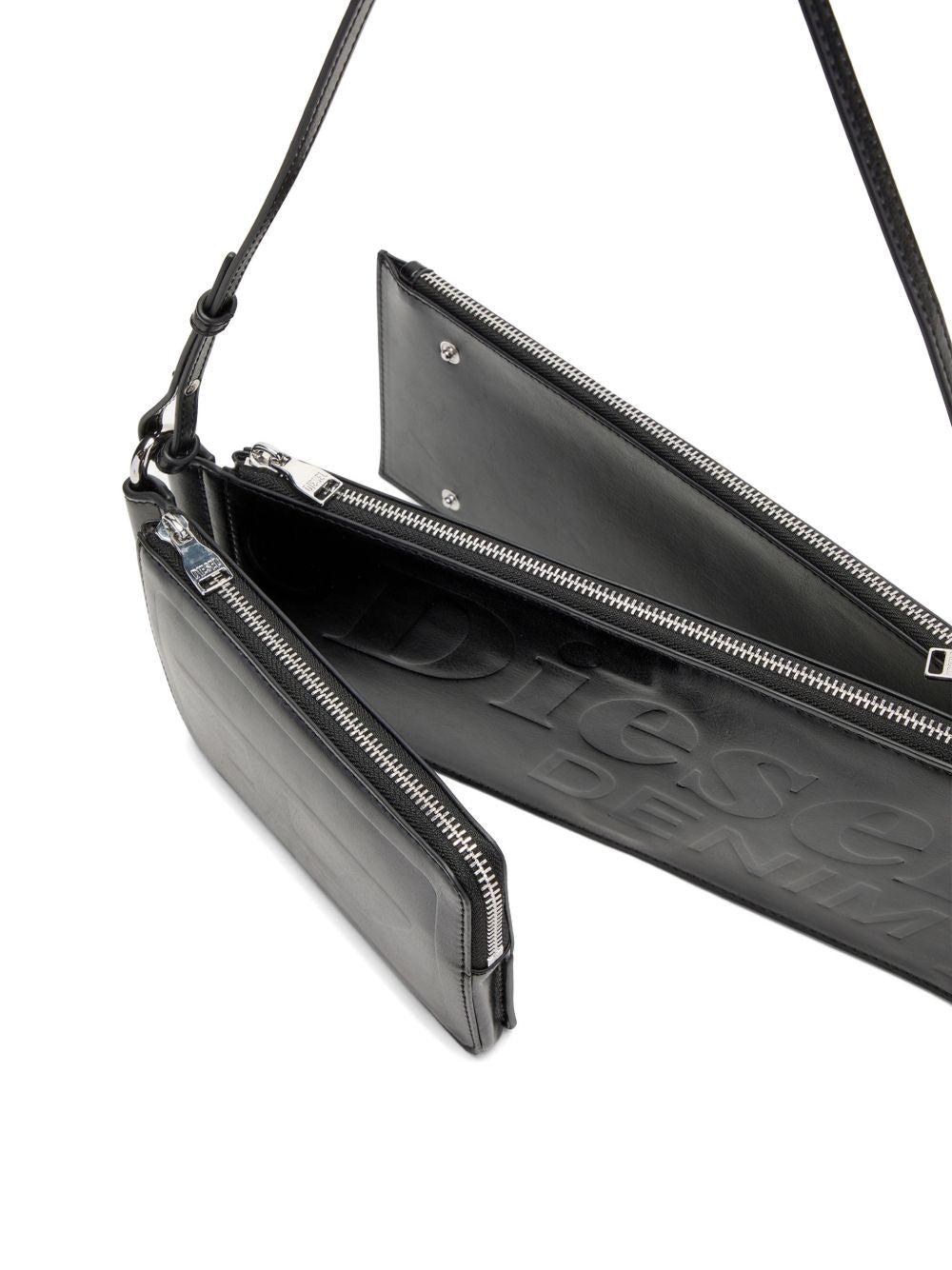 BORSA A SPALLA FLAG-D in nero Diesel - donna 