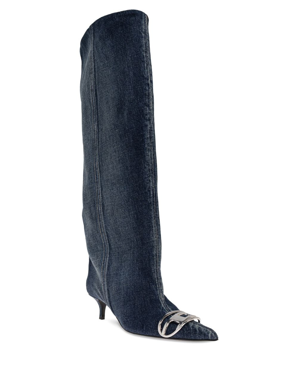 Stivali in denim D-Venus in blu Diesel - donna 