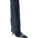 Stivali in denim D-Venus in blu Diesel - donna 