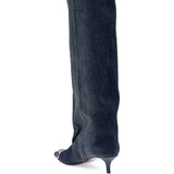 Stivali in denim D-Venus in blu Diesel - donna 