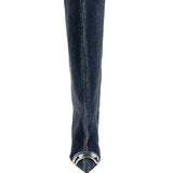 Stivali in denim D-Venus in blu Diesel - donna 
