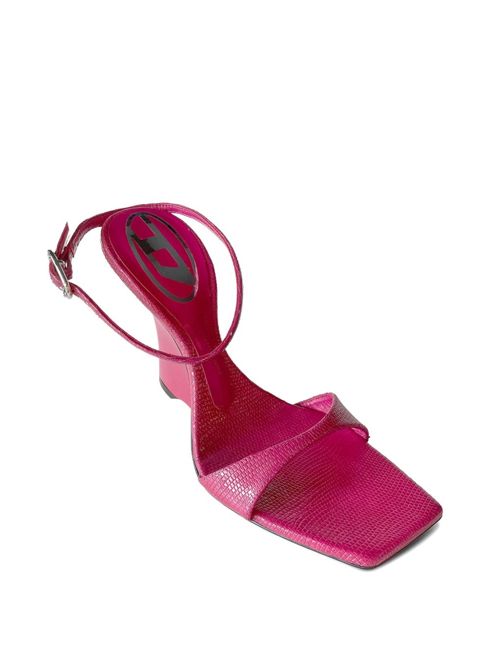 Sandali con zeppa D-Amber in rosa Diesel - donna 