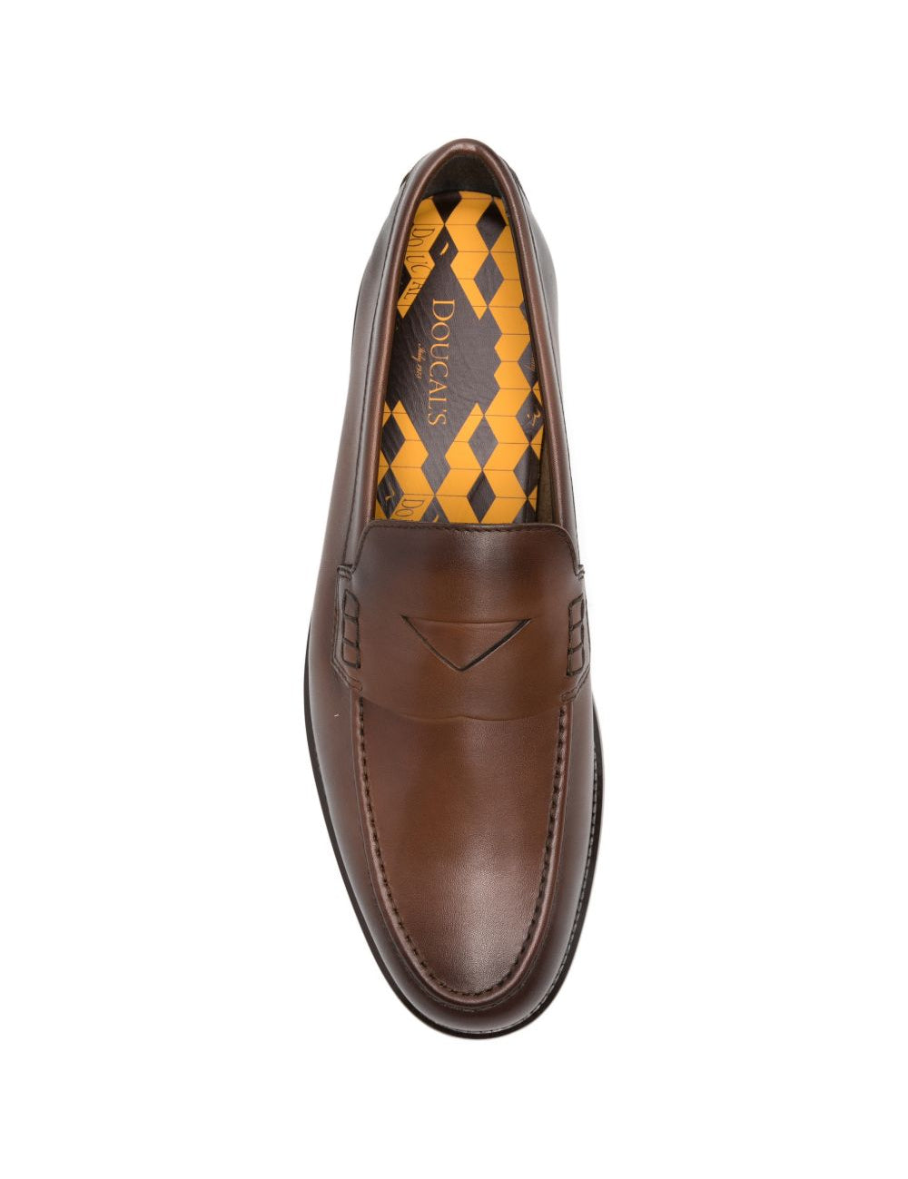 Mocassini in pelle in marrone Doucal's - uomo 