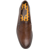 Mocassini in pelle in marrone Doucal's - uomo 