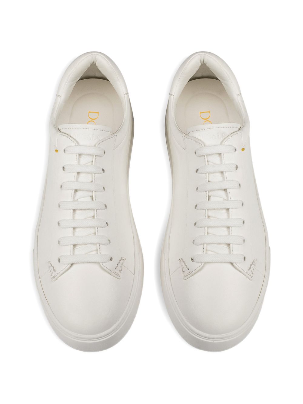Sneakers in pelle in bianco Doucal's - uomo 
