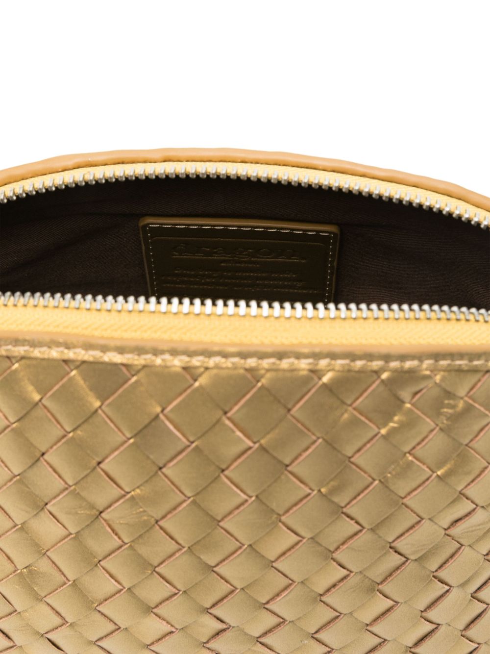 Borsa a tracolla Fellini in oro Dragon Diffusion - women 