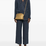 Borsa a tracolla Fellini in oro Dragon Diffusion - women 