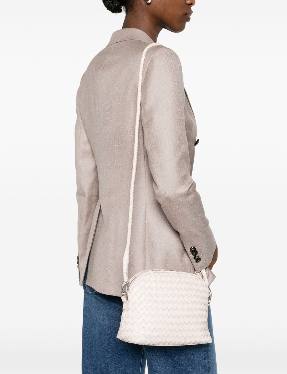 BORSA A TRACOLLA FELLINI IN AVORIO DRAGON DIFFUSION - DONNA 