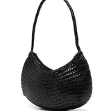 BORSA A SPALLA NOVA LUNA IN NERO DRAGON DIFFUSION - DONNA 
