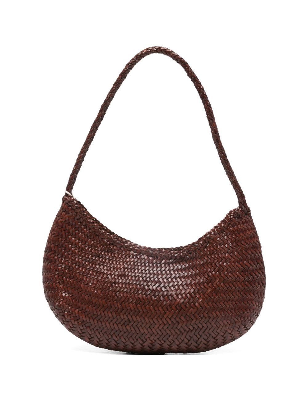 BORSA A SPALLA NOVA LUNA IN MARRONE BRUCIATO DRAGON DIFFUSION - DONNA 