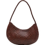 BORSA A SPALLA NOVA LUNA IN MARRONE BRUCIATO DRAGON DIFFUSION - DONNA 