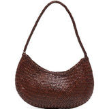 BORSA A SPALLA NOVA LUNA IN MARRONE BRUCIATO DRAGON DIFFUSION - DONNA 
