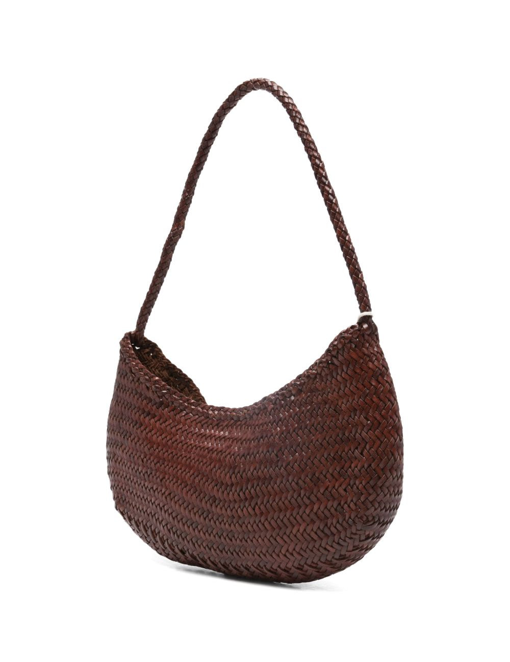 BORSA A SPALLA NOVA LUNA IN MARRONE BRUCIATO DRAGON DIFFUSION - DONNA 