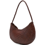 BORSA A SPALLA NOVA LUNA IN MARRONE BRUCIATO DRAGON DIFFUSION - DONNA 