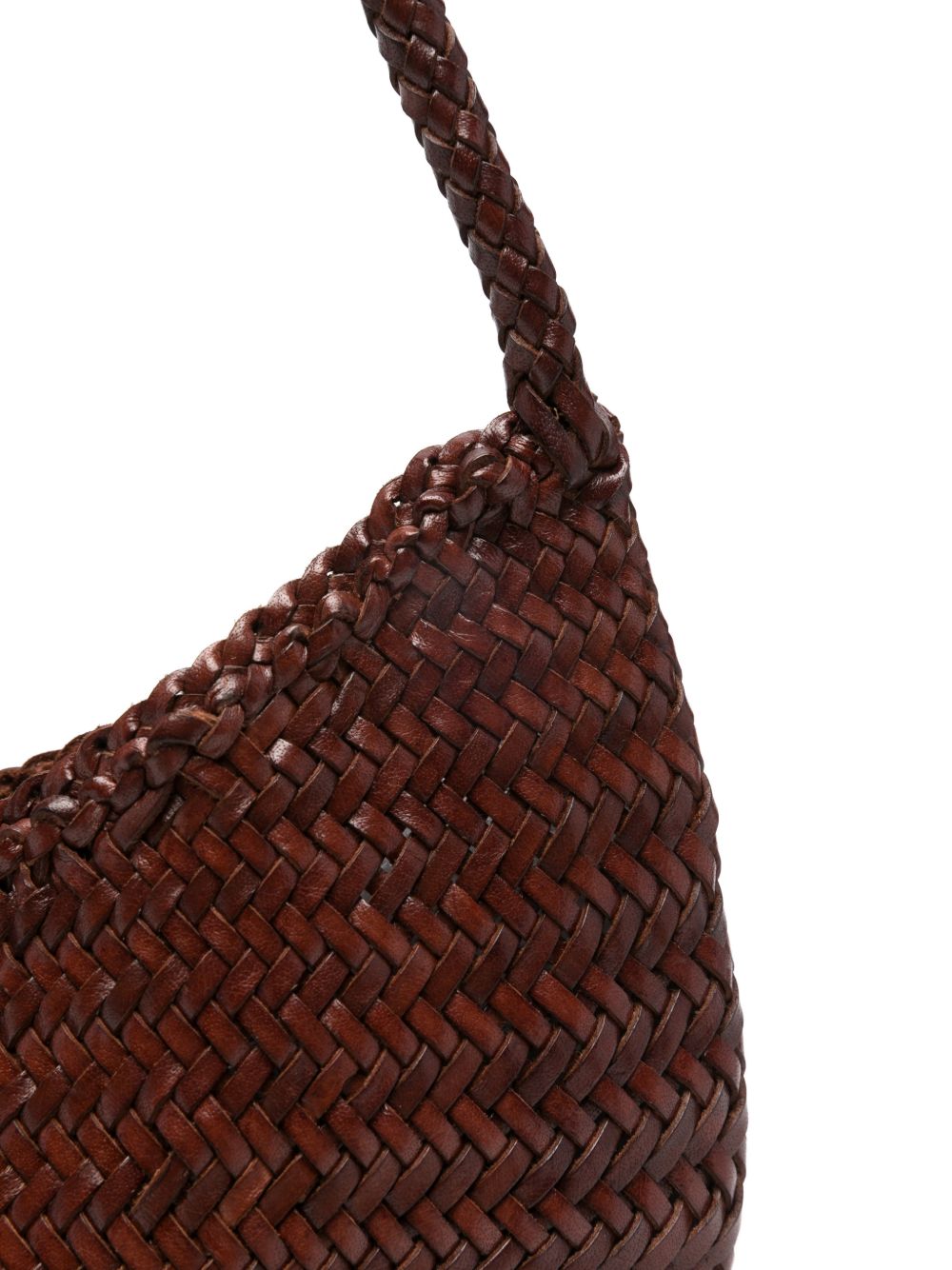 BORSA A SPALLA NOVA LUNA IN MARRONE BRUCIATO DRAGON DIFFUSION - DONNA 