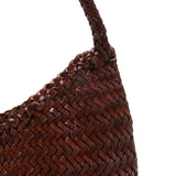 BORSA A SPALLA NOVA LUNA IN MARRONE BRUCIATO DRAGON DIFFUSION - DONNA 