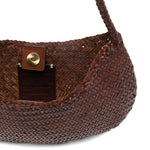 BORSA A SPALLA NOVA LUNA IN MARRONE BRUCIATO DRAGON DIFFUSION - DONNA 