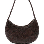BORSA A SPALLA NOVA LUNE IN MARRONE SCURO DRAGON DIFFUSION - DONNA 
