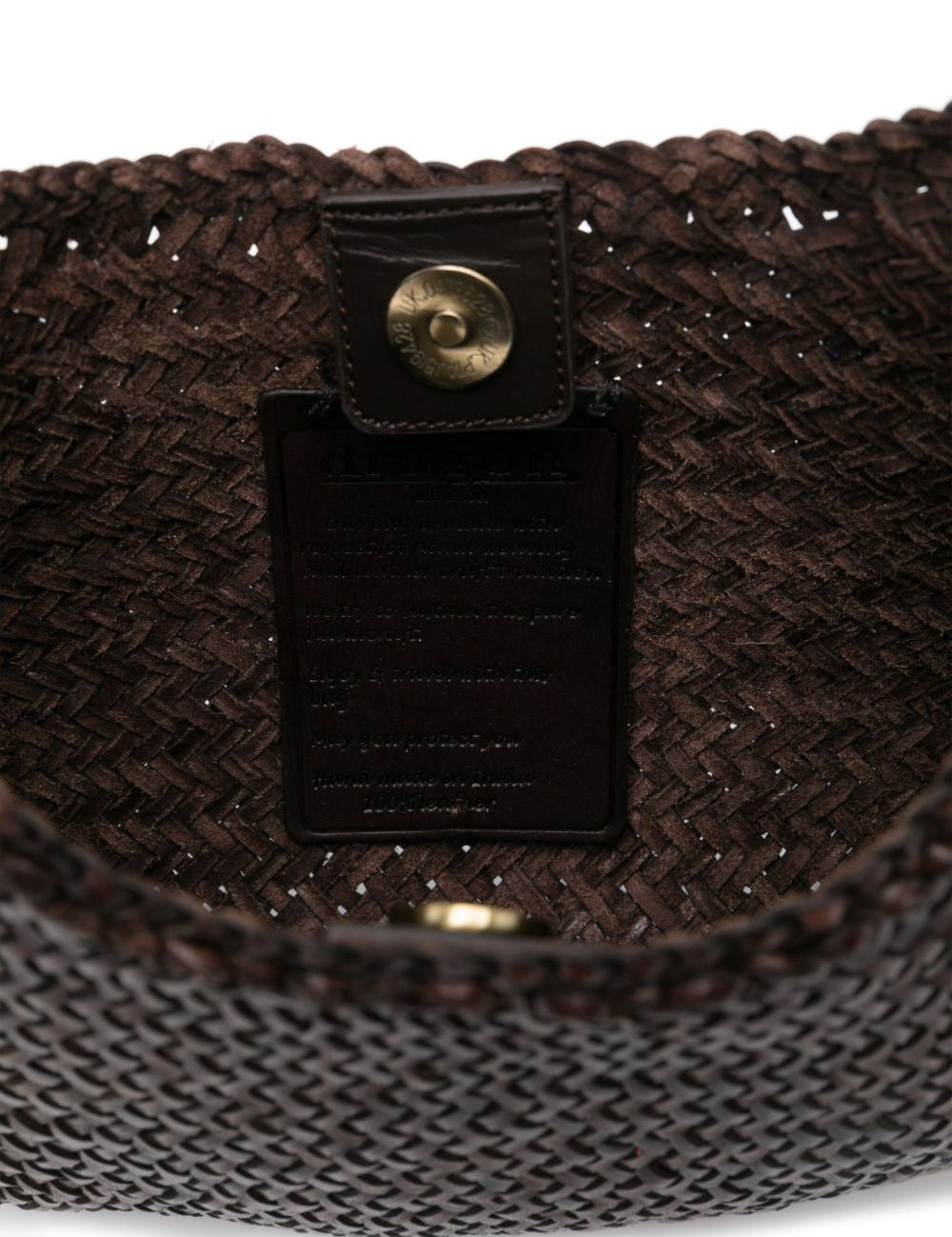 BORSA A SPALLA NOVA LUNE IN MARRONE SCURO DRAGON DIFFUSION - DONNA 