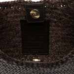 BORSA A SPALLA NOVA LUNE IN MARRONE SCURO DRAGON DIFFUSION - DONNA 