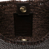 BORSA A SPALLA NOVA LUNE IN MARRONE SCURO DRAGON DIFFUSION - DONNA 