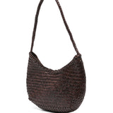BORSA A SPALLA NOVA LUNE IN MARRONE SCURO DRAGON DIFFUSION - DONNA 