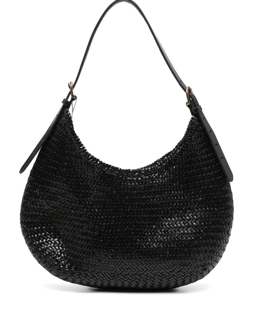 Borsa a spalla Luna Mezza in nero Dragon Diffusion - donna 