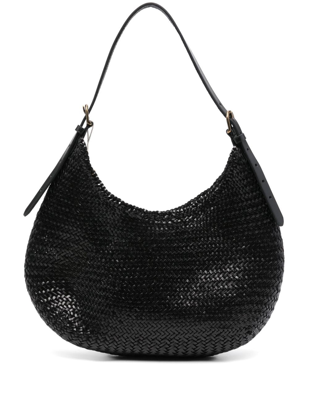 Borsa a spalla Luna Mezza in nero Dragon Diffusion - donna 