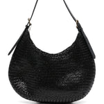 Borsa a spalla Luna Mezza in nero Dragon Diffusion - donna 