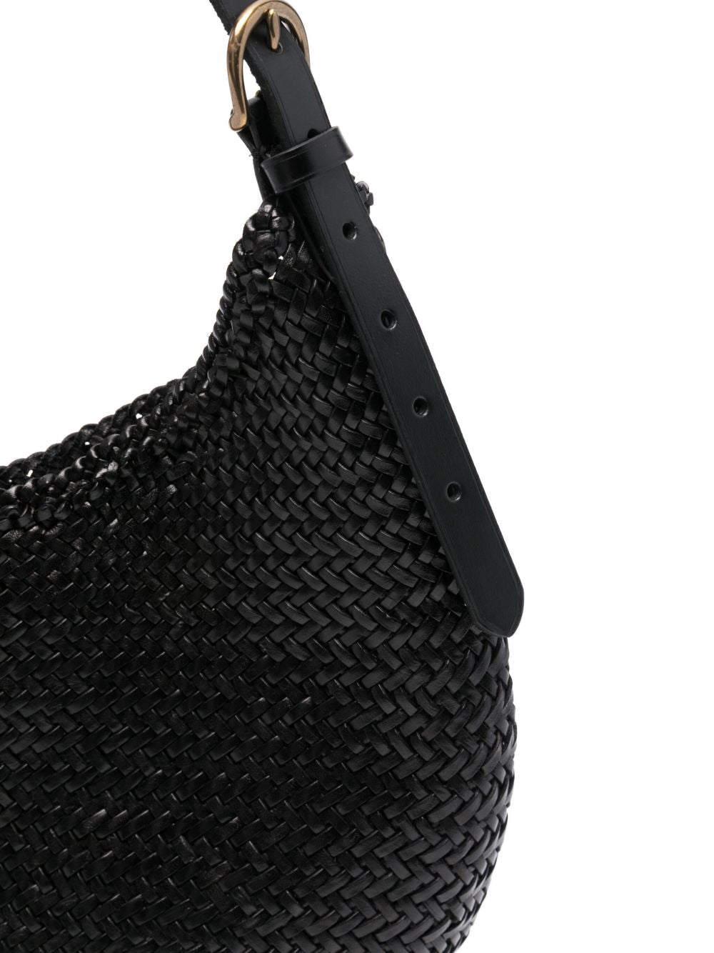 Borsa a spalla Luna Mezza in nero Dragon Diffusion - donna 