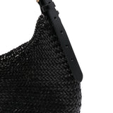Borsa a spalla Luna Mezza in nero Dragon Diffusion - donna 