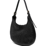 Borsa a spalla Luna Mezza in nero Dragon Diffusion - donna 