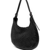 Borsa a spalla Luna Mezza in nero Dragon Diffusion - donna 